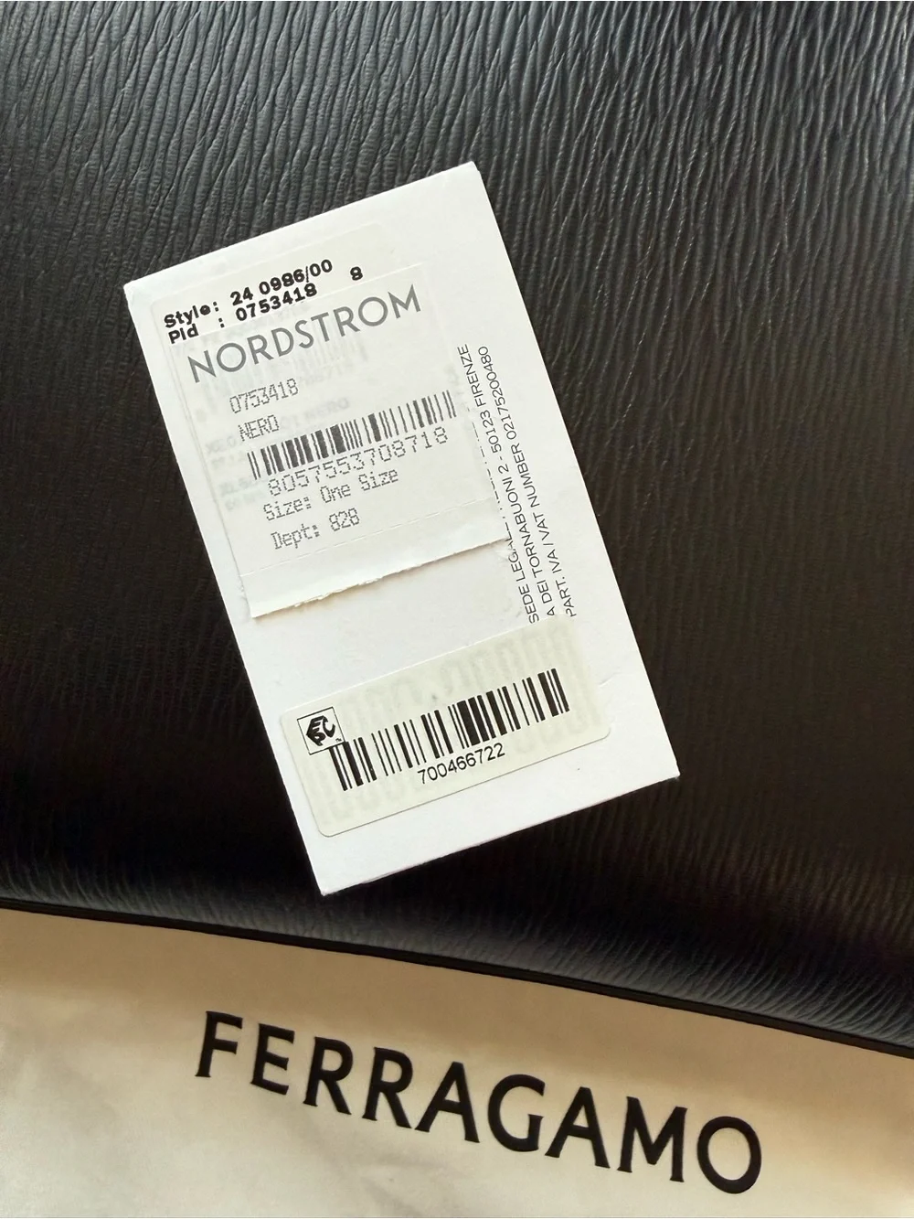 FERRAGAMO Revival Double Gancio Leather Briefcase